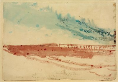 Un tramo de arena (?) de Joseph Mallord William Turner